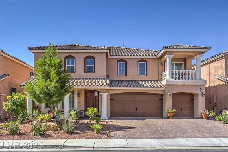 Exterior view of a spacious residence at 6461 Mount Eden Avenue, Las Vegas